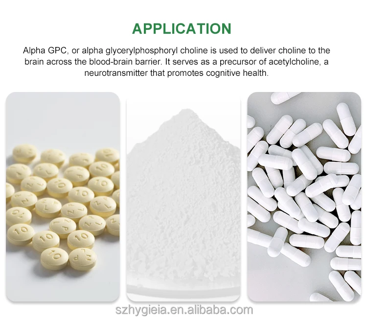 Factory Supply Alpha-GPC 98% Alpha-GPC Powder Alpha GPC with High Quality food supplements healthcare