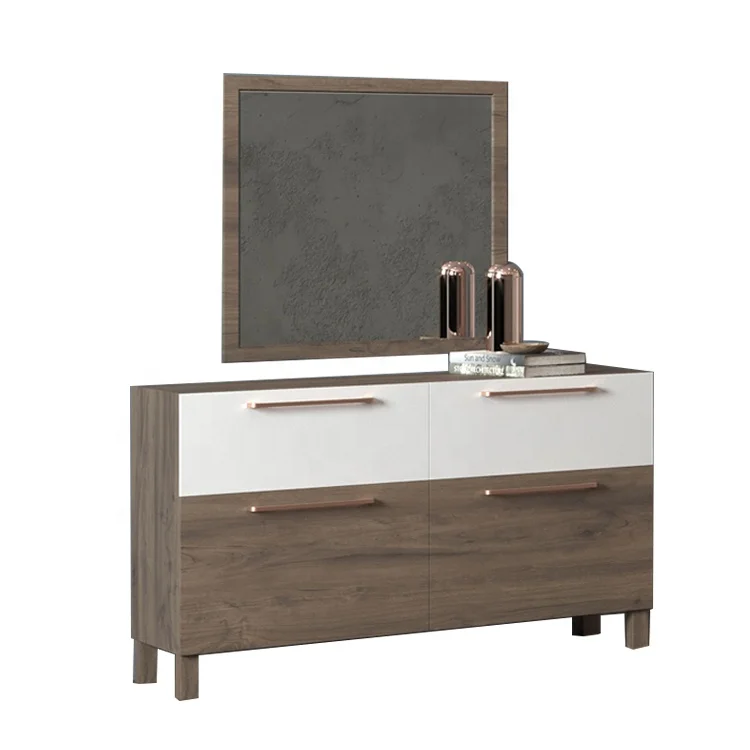 
Modern Bedroom Furniture Industrial Dressing Table MDF Melamine Corner Dresser 