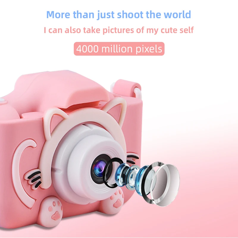 1080P HD Children Camera Mini Photo Camera Toy for Kids Gift