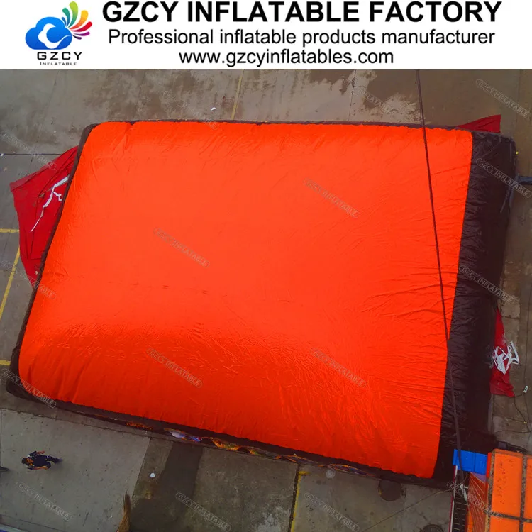 Гигантская надувная воздушная подушка из ПВХ для bmx