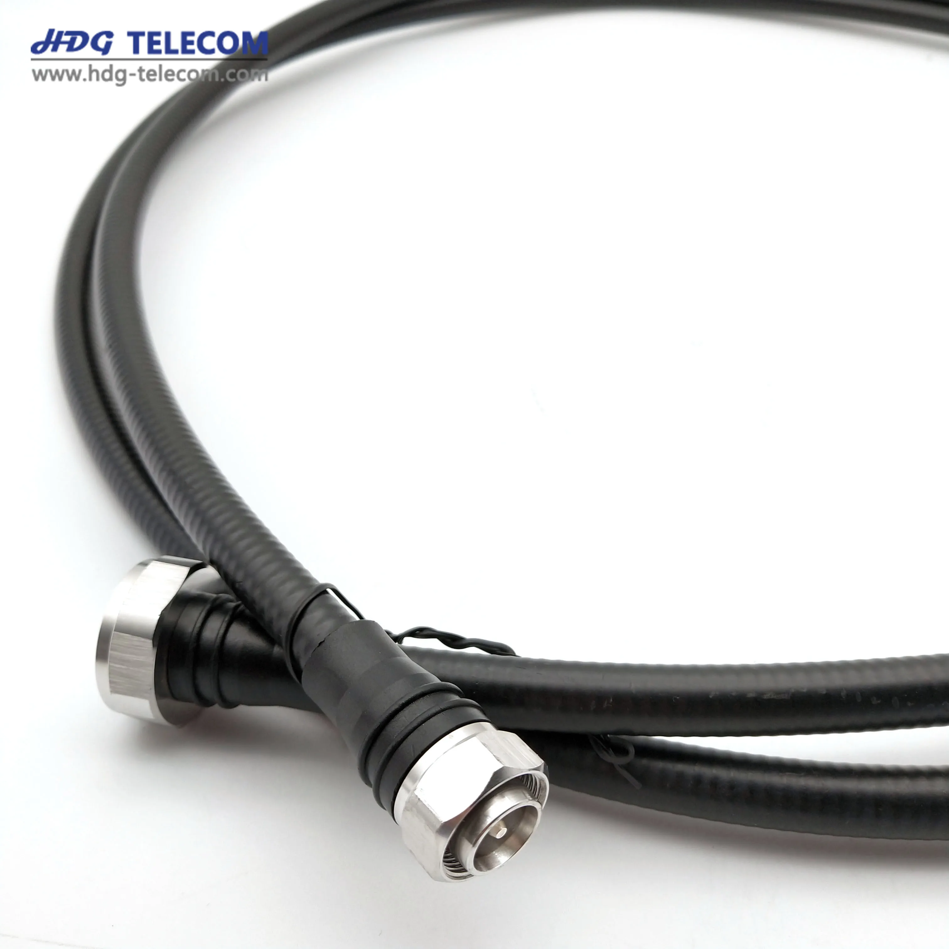 Low PIM 1/2 Superflex RF Coaxial Jumper Cable Assembly With Scannable Test Report