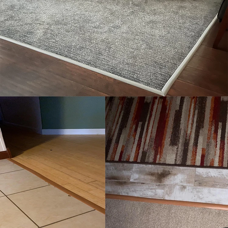 Carpet Transition Trimming Closing Vinyl Flexible Strip Manufacturer