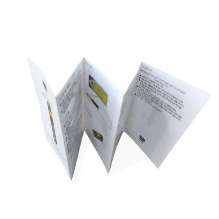 Customized Product Manual Menu Catalog Brochure Printing Service User Manual Printing