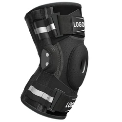 Профессиональный шарнирный Бандаж на колено для мужчин и женщин съемные двухсторонние стабилизаторы облегчение боли бандаж на колено