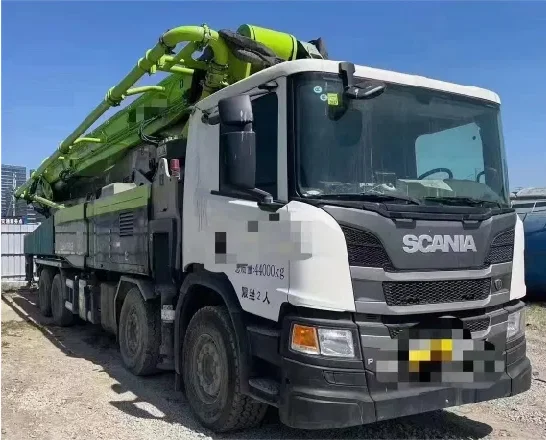 Zoomlion б/у бетононасос грузовик шасси Shandeka 49 м бетономешалка насос