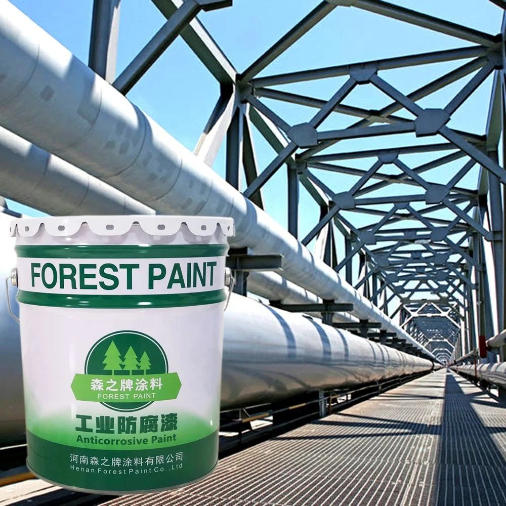 Anticorrosive polyurethane solvent free architectural coating metal topcoat paint for exposed steel structure