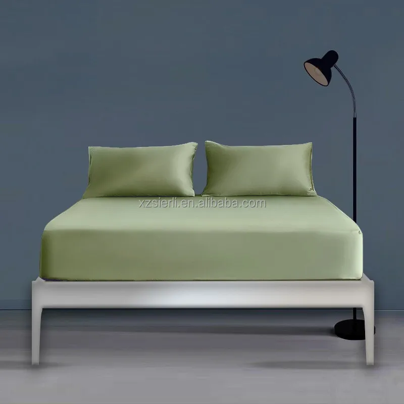 4 Pcs 100% Mulberry Silk Duvet Bed Set Bed Comforter Set Silk Satin Bedding Set