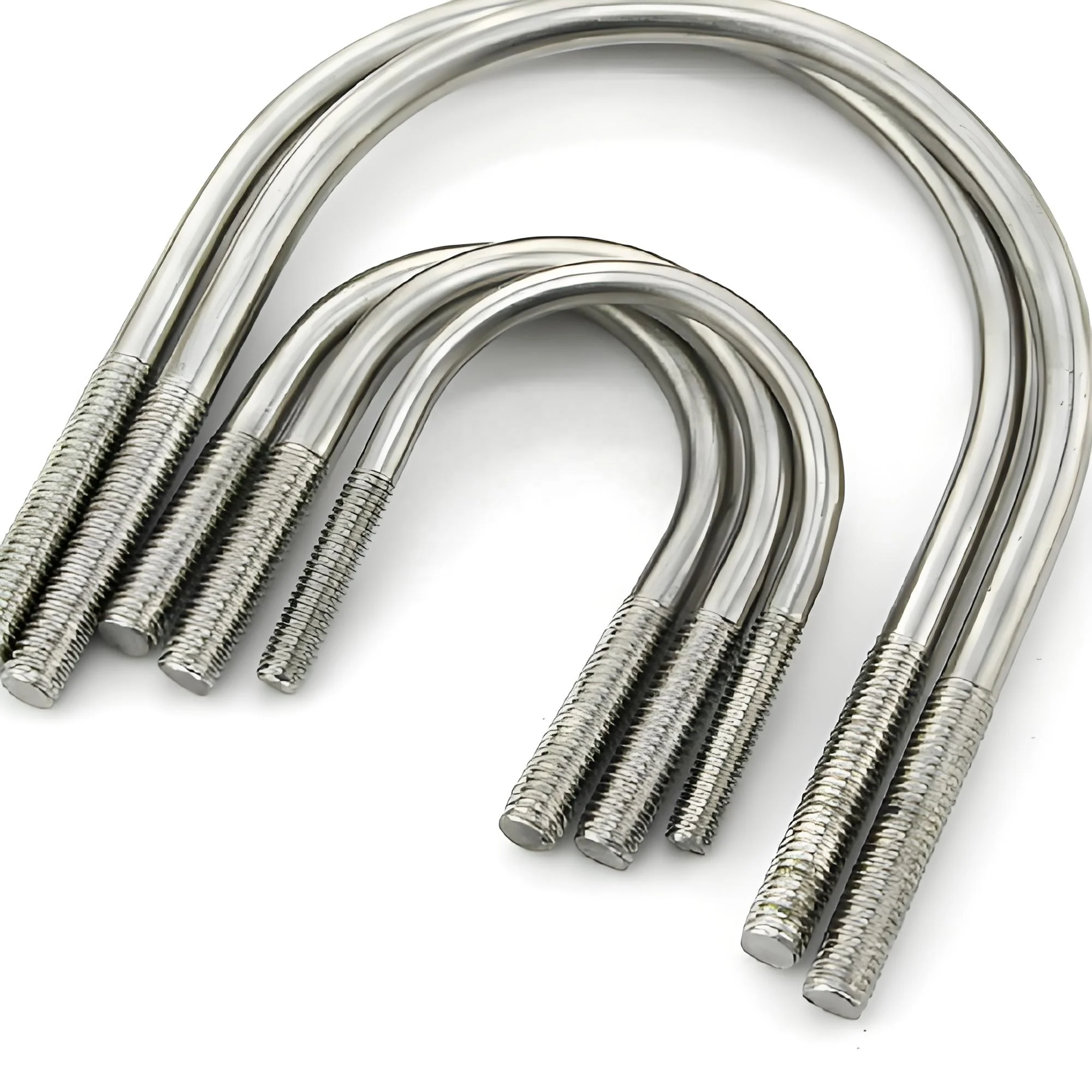 All Sizes of Stainless Steel U-Bolts Component Service Hex Bolts with Standard Thread Tammy Manufactured by Service Providers