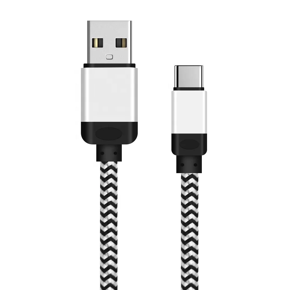 Новые товары для iphone зарядный кабель 1 м 2 Многоцветный Плетеный Кабель Micro USB быстрое зарядное устройство Type C