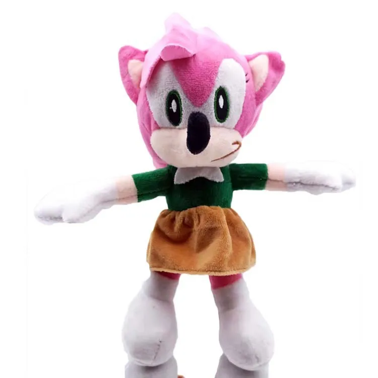 High Quality 6 colors 28cm 11 inch soft plush super Sonic toys