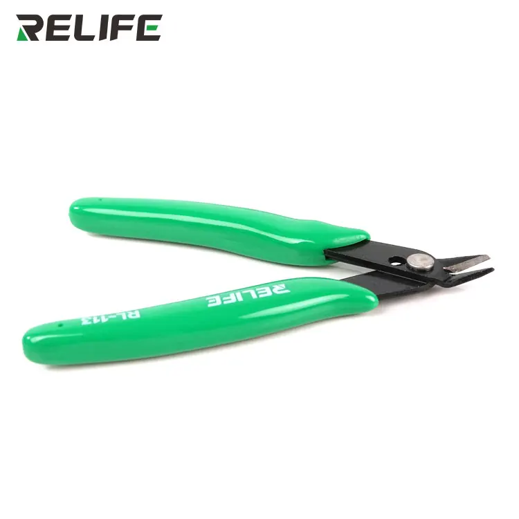 RELIFE RL-113 Precision Diagonal Pliers Hand Tools Electrical Wire Cutters Cutting Pliers For Mobile Phone Repair