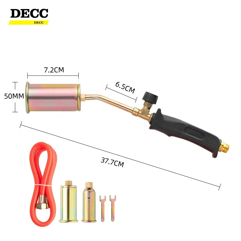 25/35/50mm KIT Propane liquefied gas (LPG) torch can be used for a variety of purposes - Adjustable Flame  It has