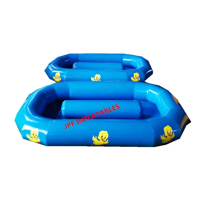 2021 kids fun party used inflatable fishing duck pool with water pump