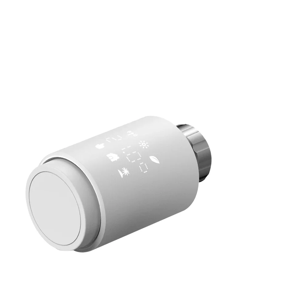 Msthermic Fireproof Zigbee Gateway WiFi Smart Weekly Programmable Thermostatic Radiator Head TRV Temperature Control Valves