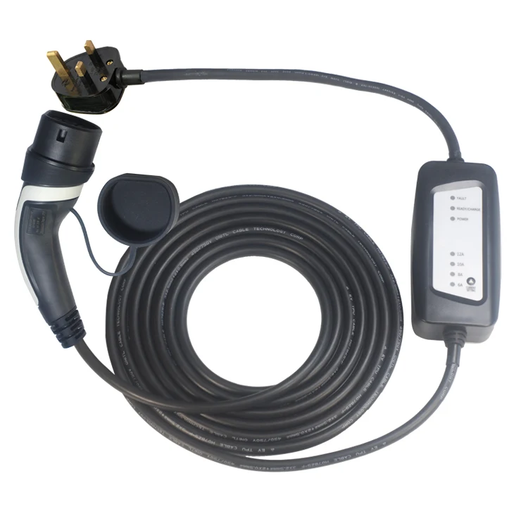 
13A EV fast battery charging Box 62196-2 electric car charger adapter Type 2 EVSE 