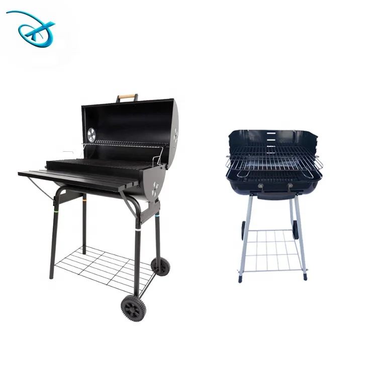 
outdoor camping grill bbq smoker charcoal party oven 