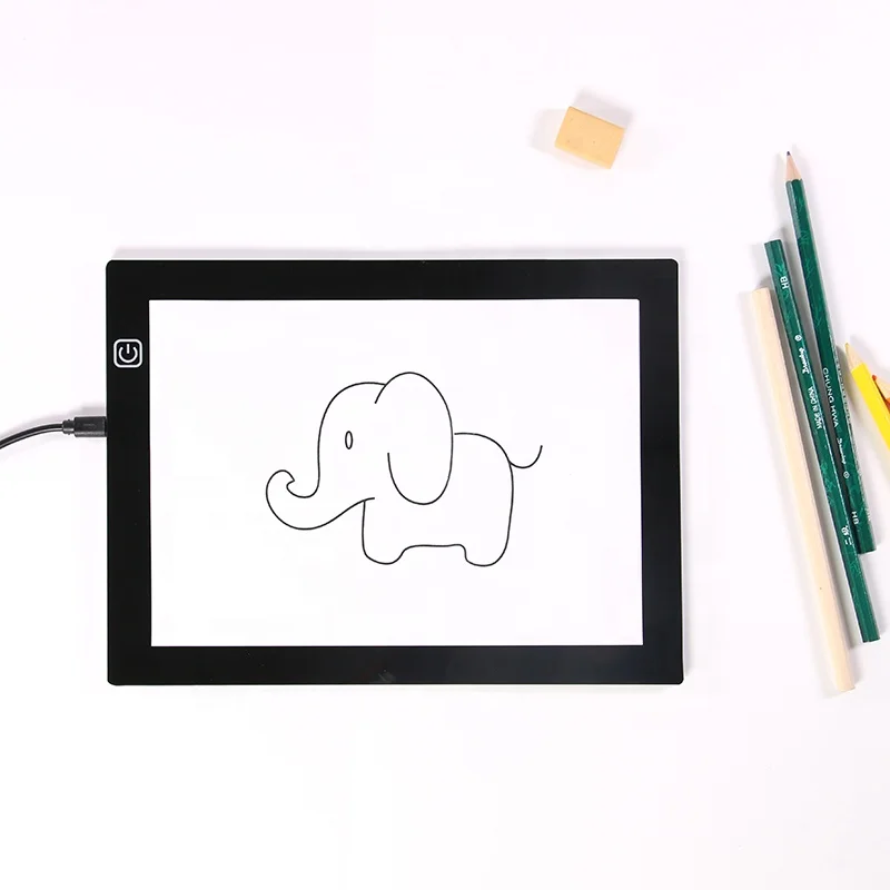 Ultra Slim Scale A5 LED tracing Light Box Backlit Tracing Table Tattoo LED Lightpad Light Box pad