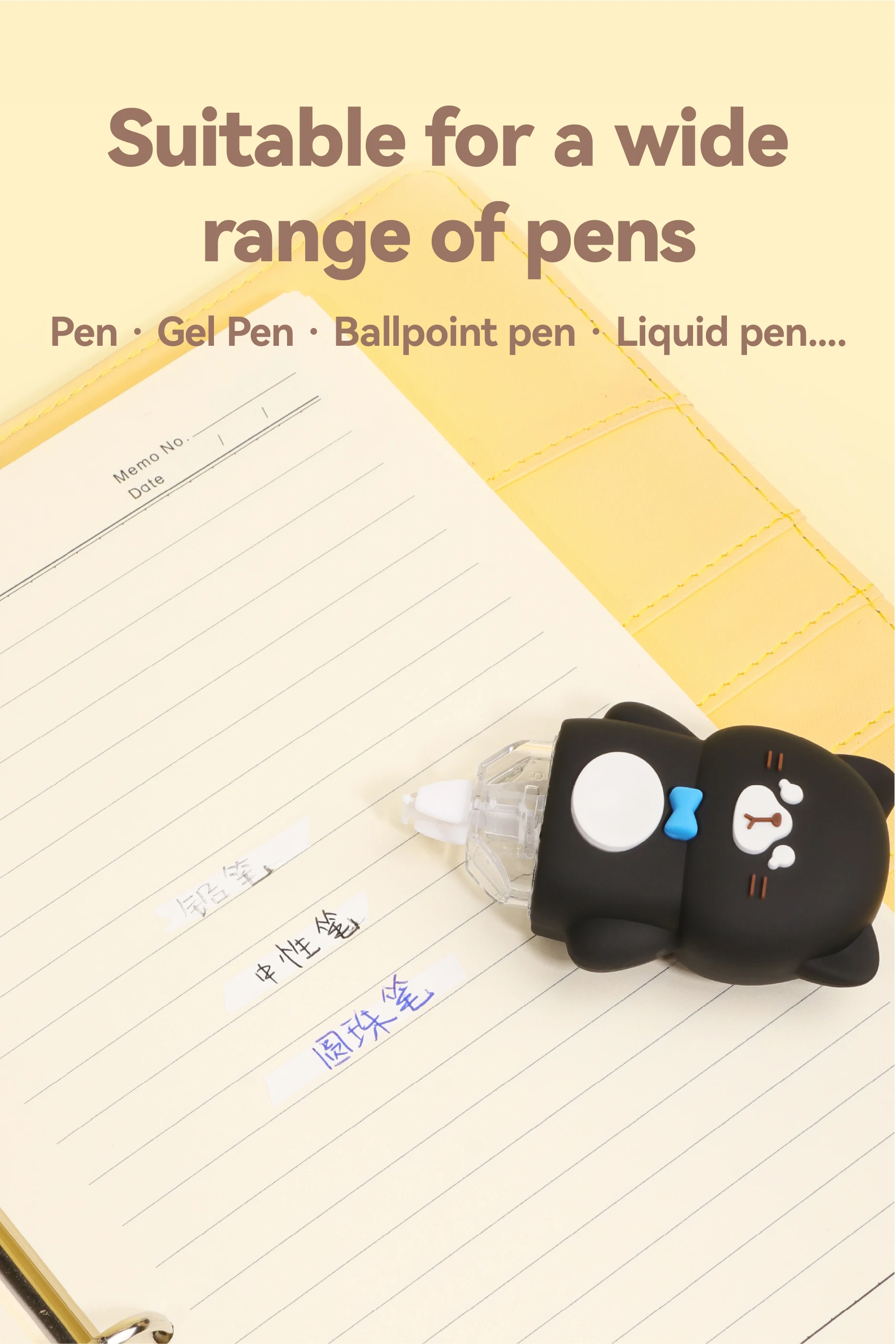 Kawaii Cute Corrector Tape Funny cat dairy Design Correction Tape