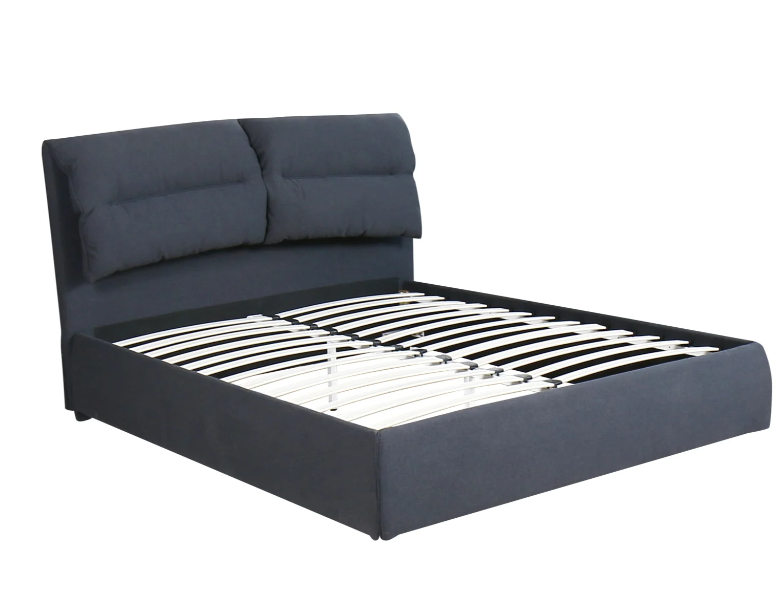 Contemporary Design Bed Upholstered Velvet Queen size Bed Room Furniture  Fabric Bed Frame