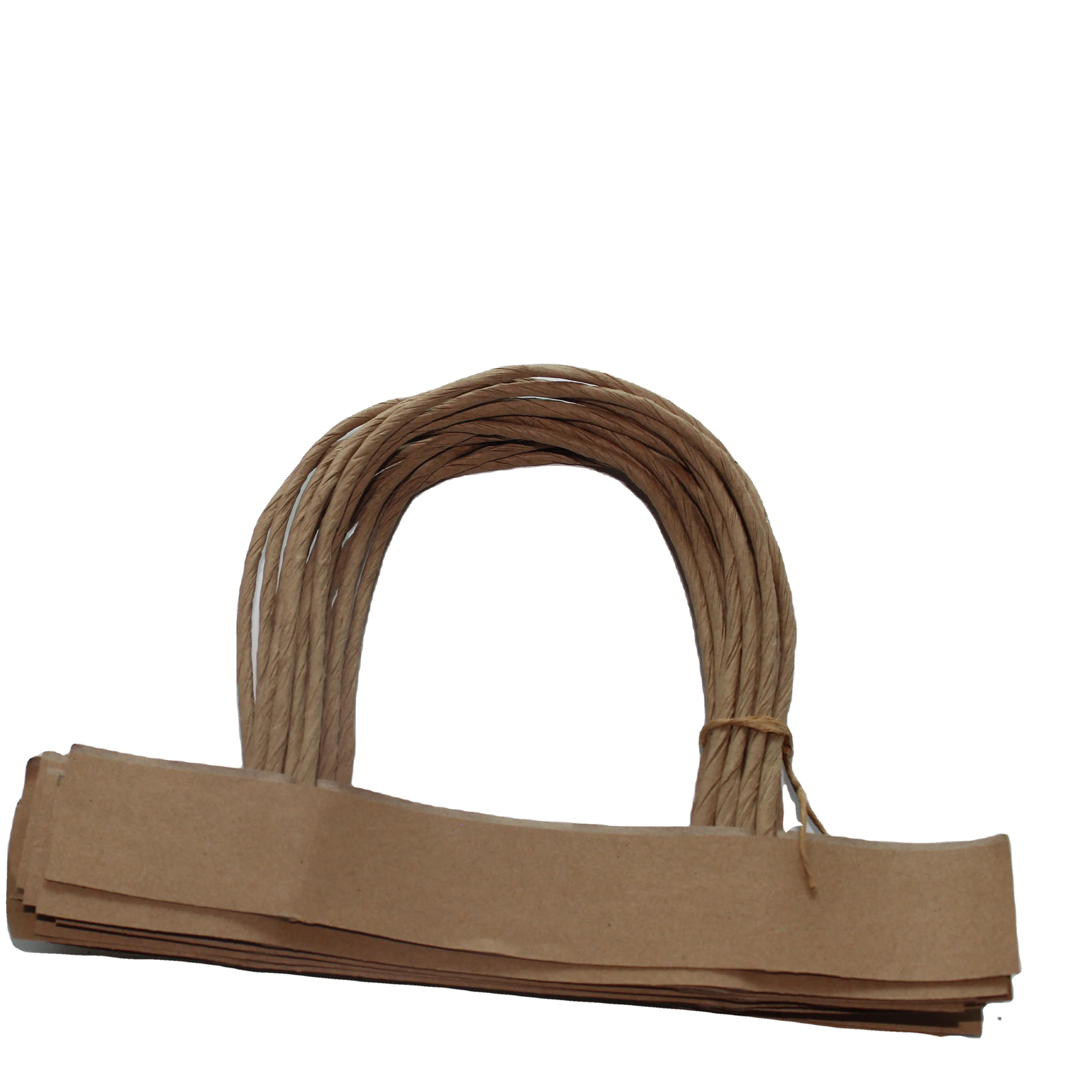 Бесплатный образец ручки из витой бумаги для ручек продуктовых бумажных