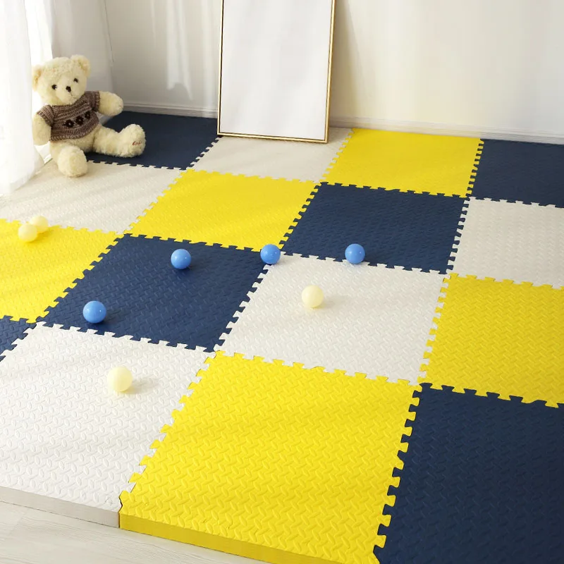 Manufacturer colorful non toxic eva foam puzzle mats children large baby kids play puzzle crawling mat