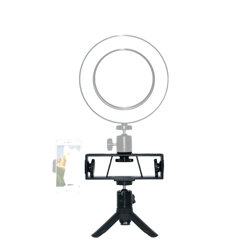 SLAMOE Manufacturer Direct sale Multiple Machine Tripod For UNC1/4 Screw Smartphone Phone Ring Light Clip Accessories