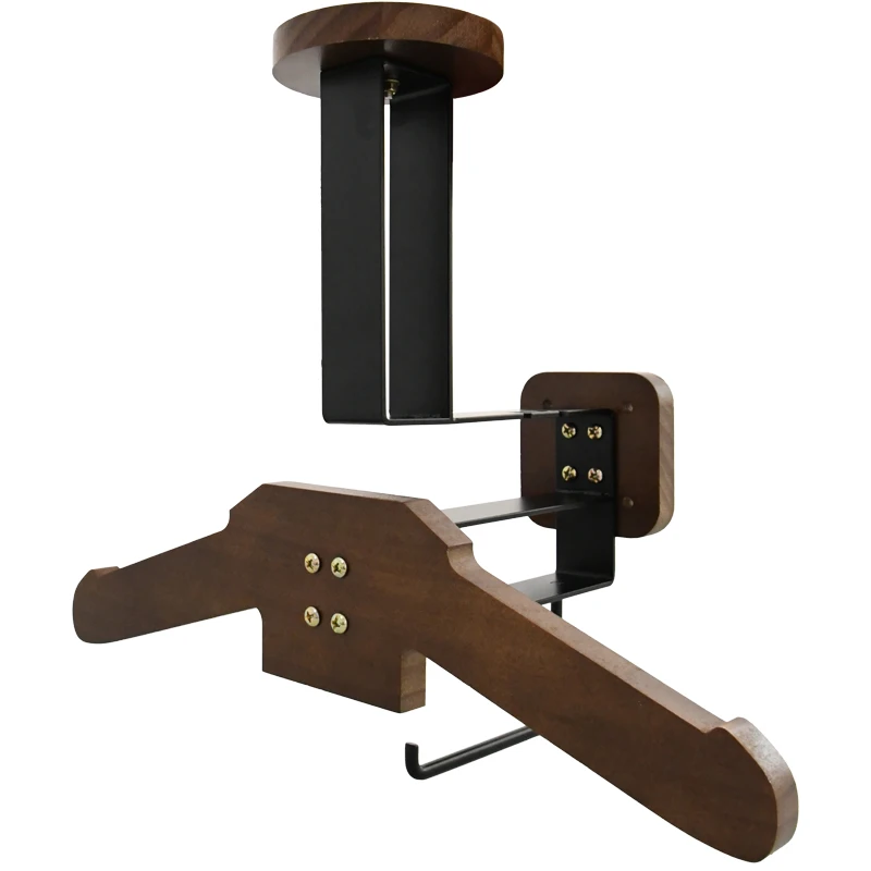 GAF Rack Wall Mount Display Wood Helmet Tactical Vest Hanger Hooks