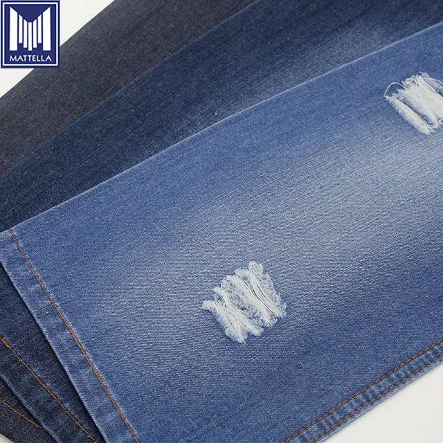 free samples stock lot light weight linen 100% cotton indigo dye rolls of denim fabric denim textile