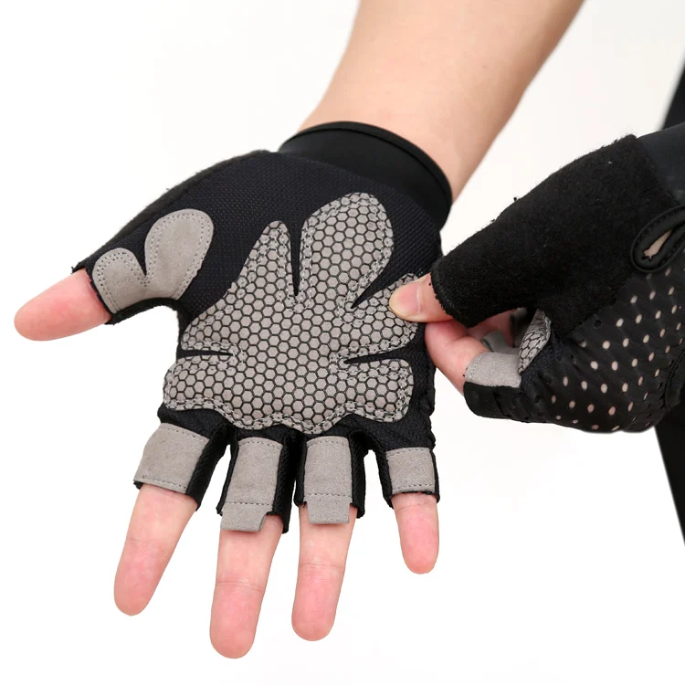 
Aolikes Custom Thin Workout Fitness Gym Half Finger Gloves 