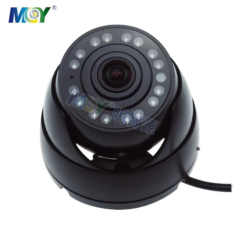 AHD 720P Sony Sensor Full Color Night Vision 180 degree Wide View Built in Mic Inside Dome Bus Camera