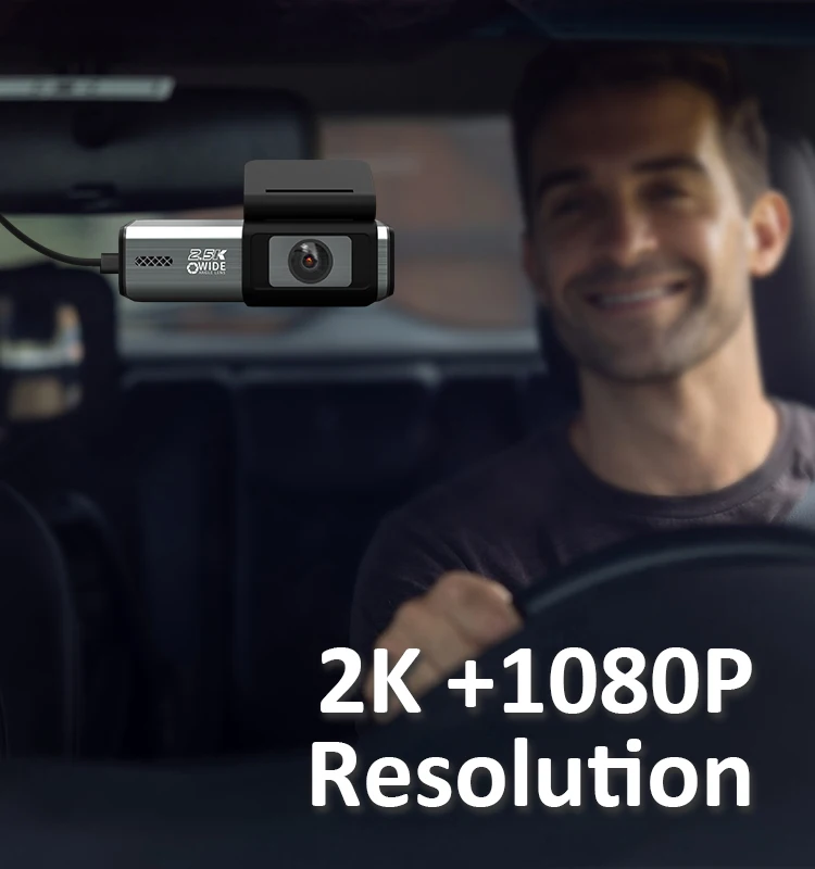 2024 New Design EACHPAI V2 Pro QHD 2K mini dash cam front and rear car gps tracking device 1920x1080 hd car camera gps black box