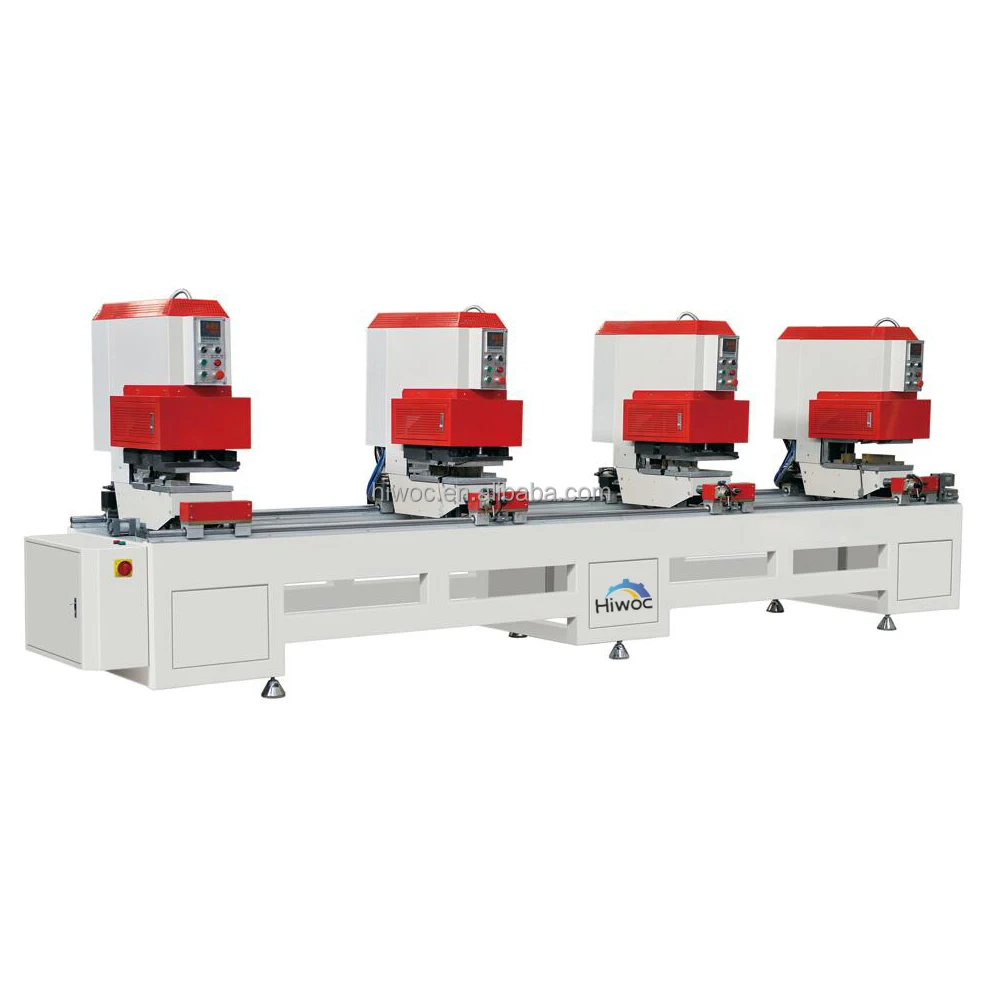 Four head point window making machine pvc seamless welding machine for sale