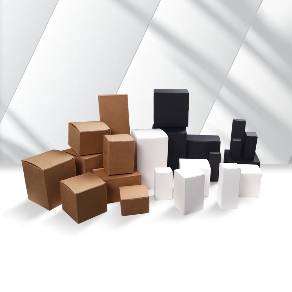 Wholesale Cosmetic Individual Packaging Box Custom Design Cream 10 ml 30 ml Essential Oil Bottle Box Kraft Paper Box