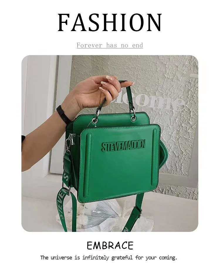 2024 New ych Custom Logo Famous Brand Designer High Quality Pu Leather Ladies Hand Bags Square Handbag The Tote Purse Bag