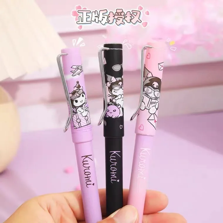 Cartoon creative fountain pen Zhengzi practice pen EF tip can change ink sac can wipe fountain pen
