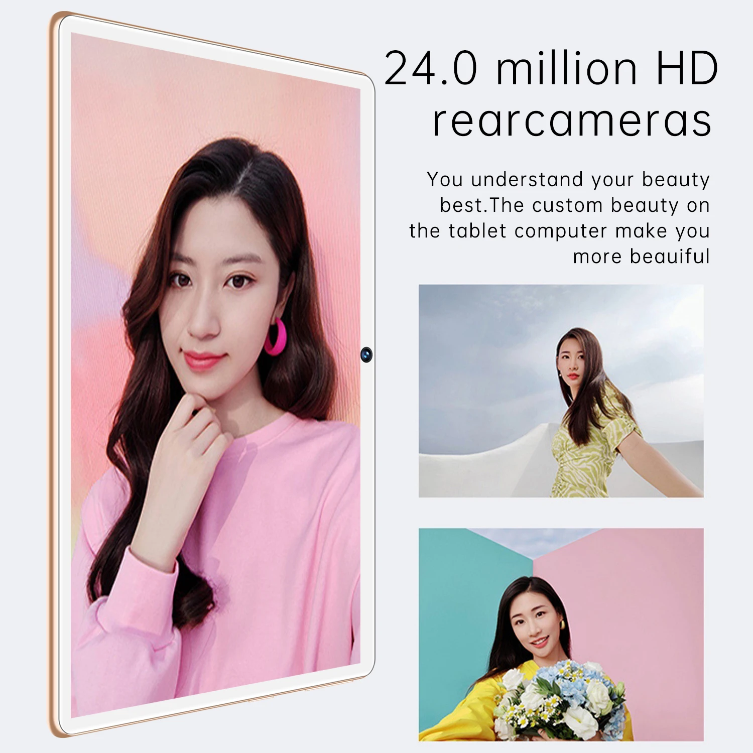 Wall mount 10.1 inch touch screen POE NFC RFID RK3566 android 11 Surrounding LED Light Bar Booking display Meeting room tablet