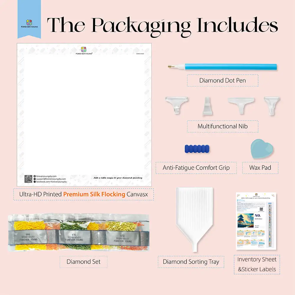 E-335 Custom Canvas Paintings 5D Full Drill Heart of Adventure Edition Diamond Painting portrait