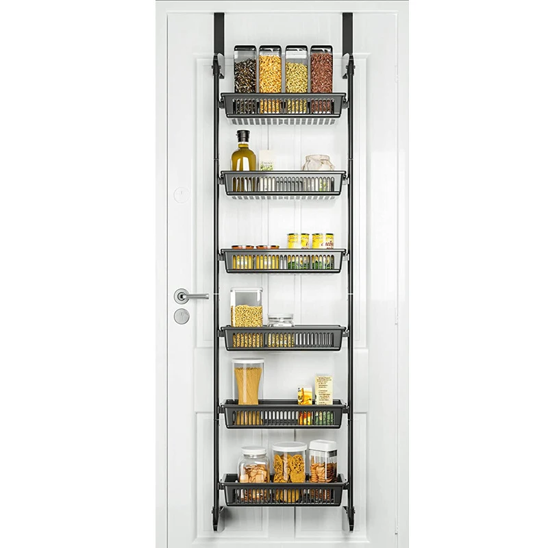 Six layer shoe hanging shelf bathroom home organizer shower hanging basket Kitchen bathroom shelving