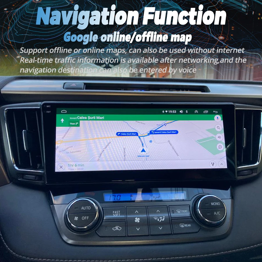Автомагнитола 10 25 дюймов для Toyota RAV4 RAV 4 2012-2019 Carplay Android Авто магнитола мультимедийный видеоплеер DSP 2 Din GPS