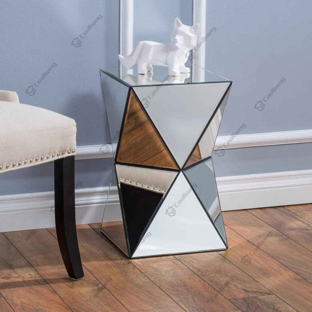 Coolbang, мебель для гостиной, боковой стол с измельченными бриллиантами