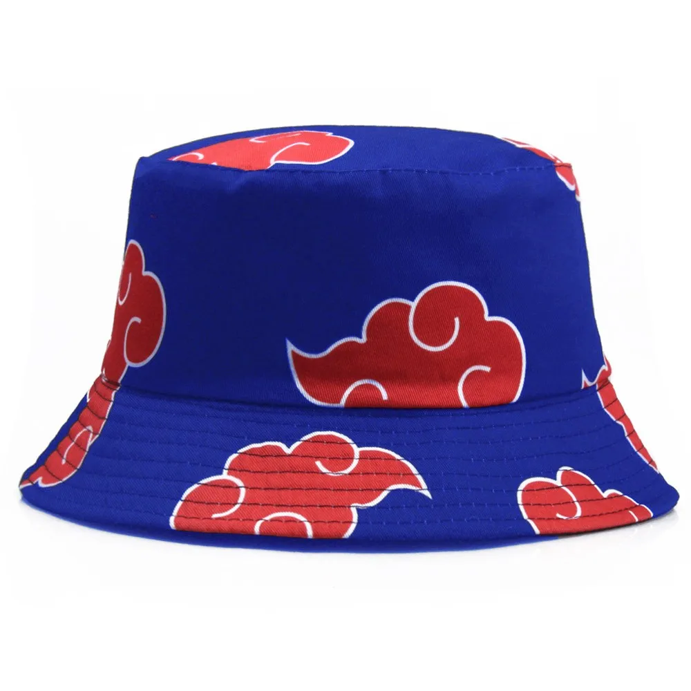 outdoor sunscreen sunshade Japanese literature and art cartoon cartoon printing cloud fisherman hat basin hat