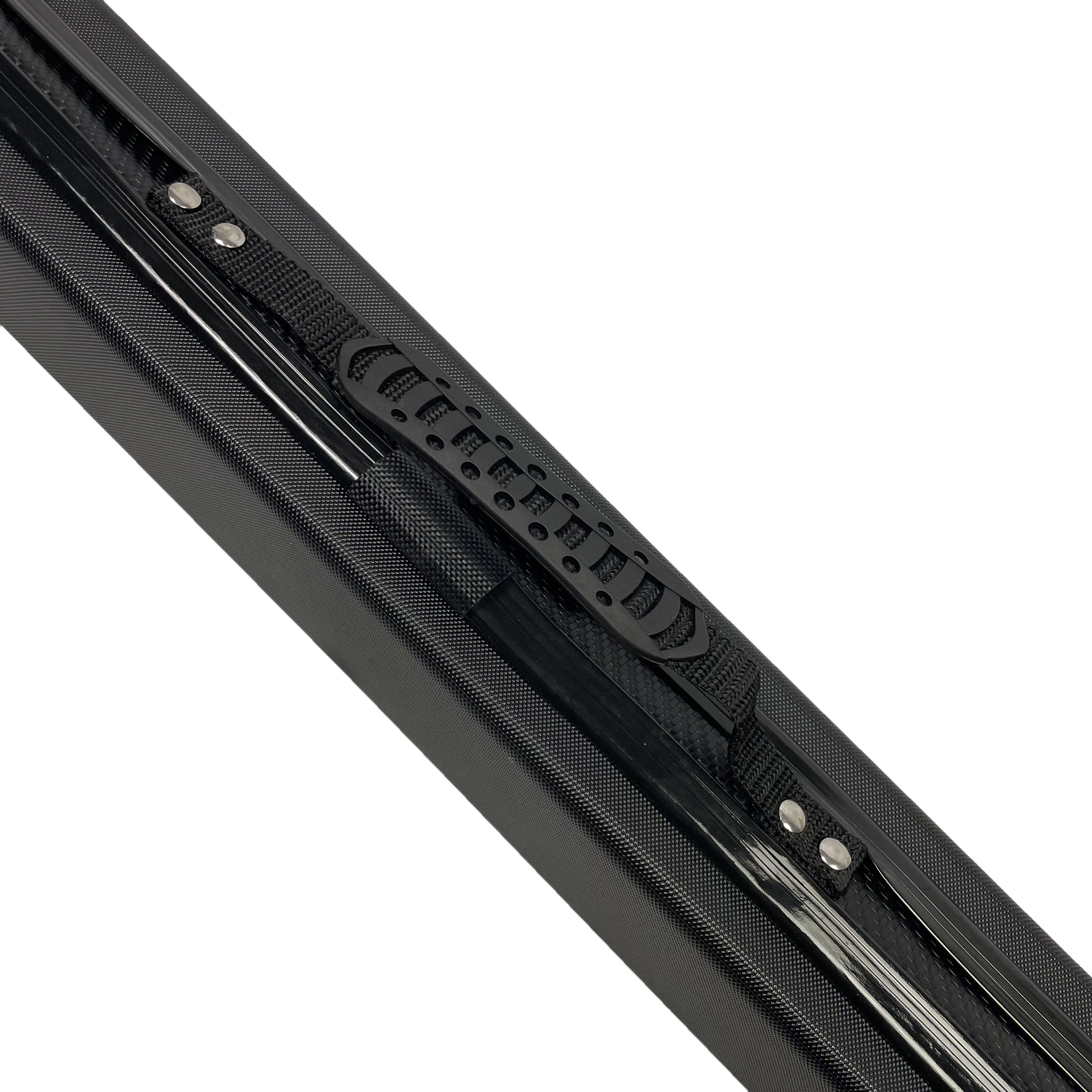 Hard shell waterproof ABS fishing rod cases with zipper rod holder bags waterproof fishing tackle box