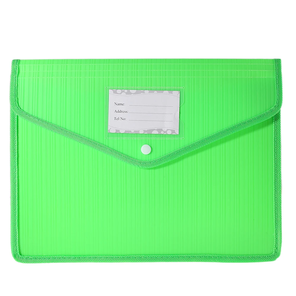 Китайская фабрика, оптовая продажа, водонепроницаемый и прочный файл формата A4 FCsize для сбора документов для офиса или школы, папка для документов