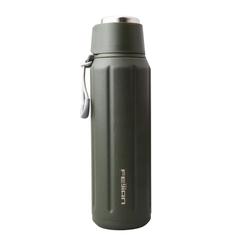 Thermos Tumbler Large Capacity Milk Hot Water Stainless Steel Vacuum Coffee Flask