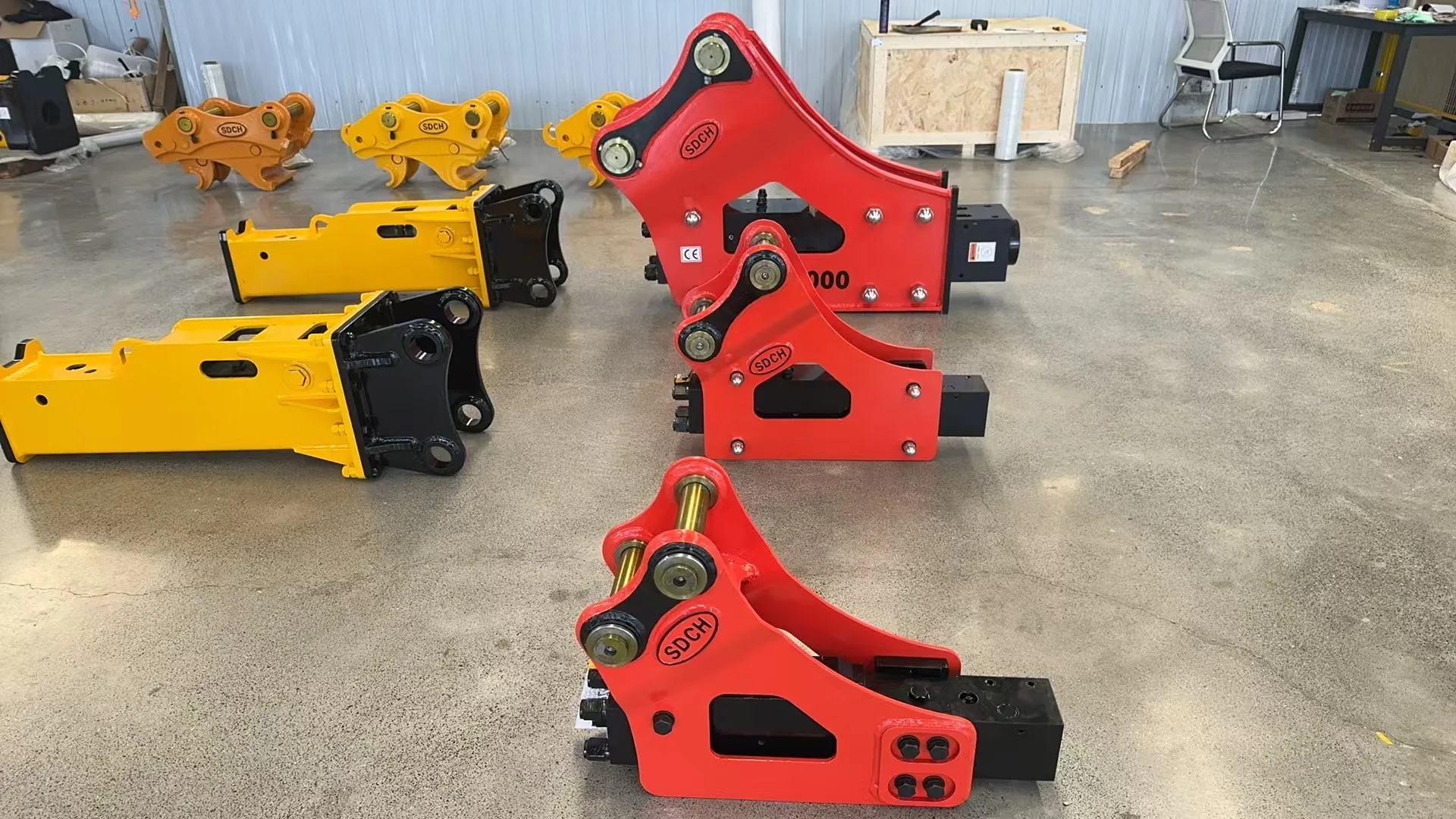 high quality SB81 side type hydraulic rock breaking hydraulic hammer for excavator