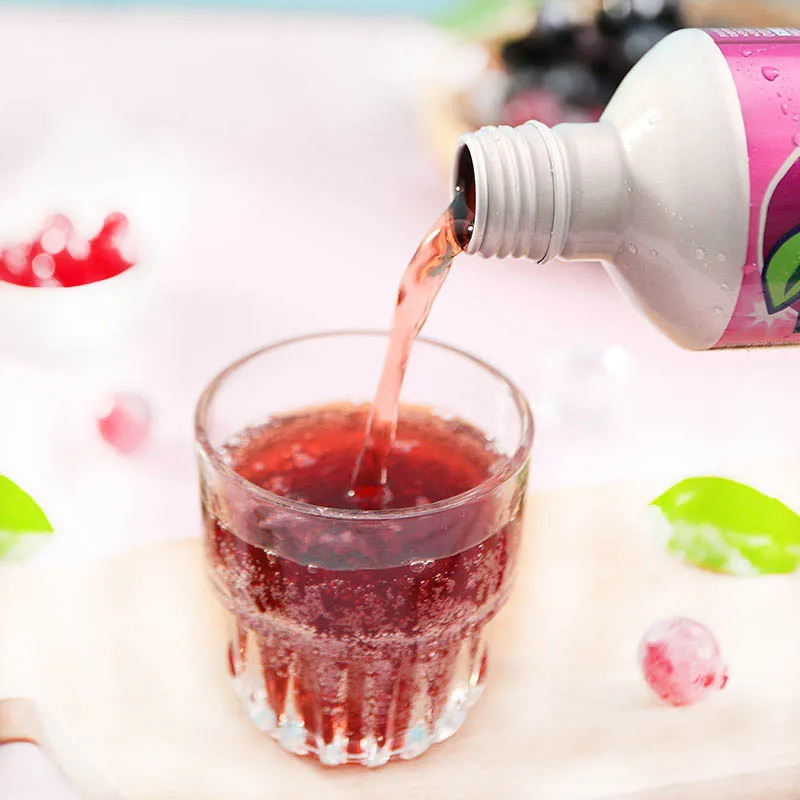 Japan Carbonated Drinks 300ml Grape White Peach Flavor Carbonated Soft Drink Soda Water Aerated Sparkling Water