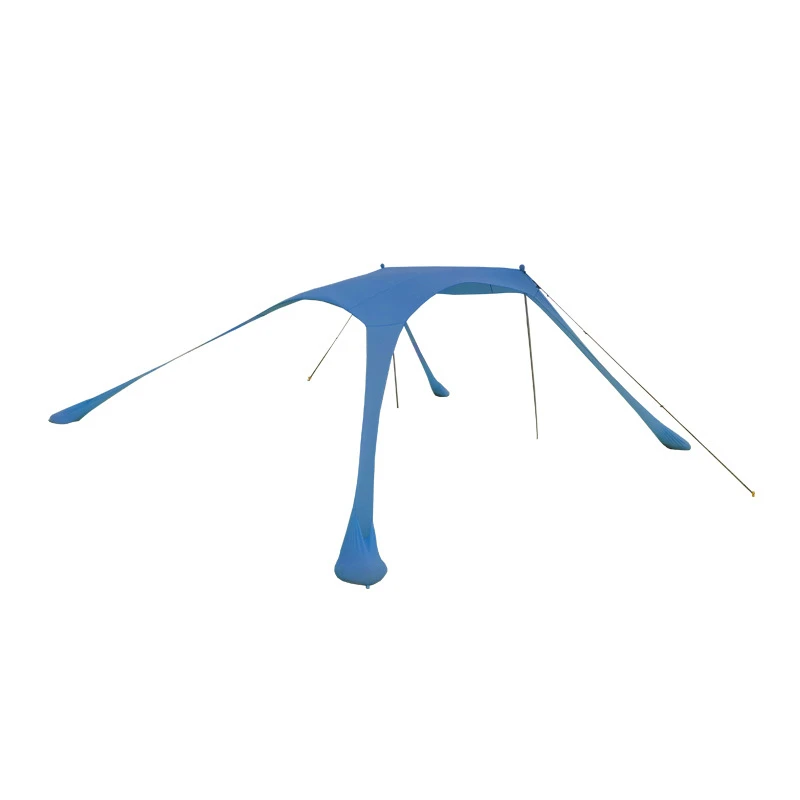 High Quality Polyester Fabric Lightweight Instant Pop Up Beach Tent Beach Sun Shade with Sandbag Anchors and Pegs
