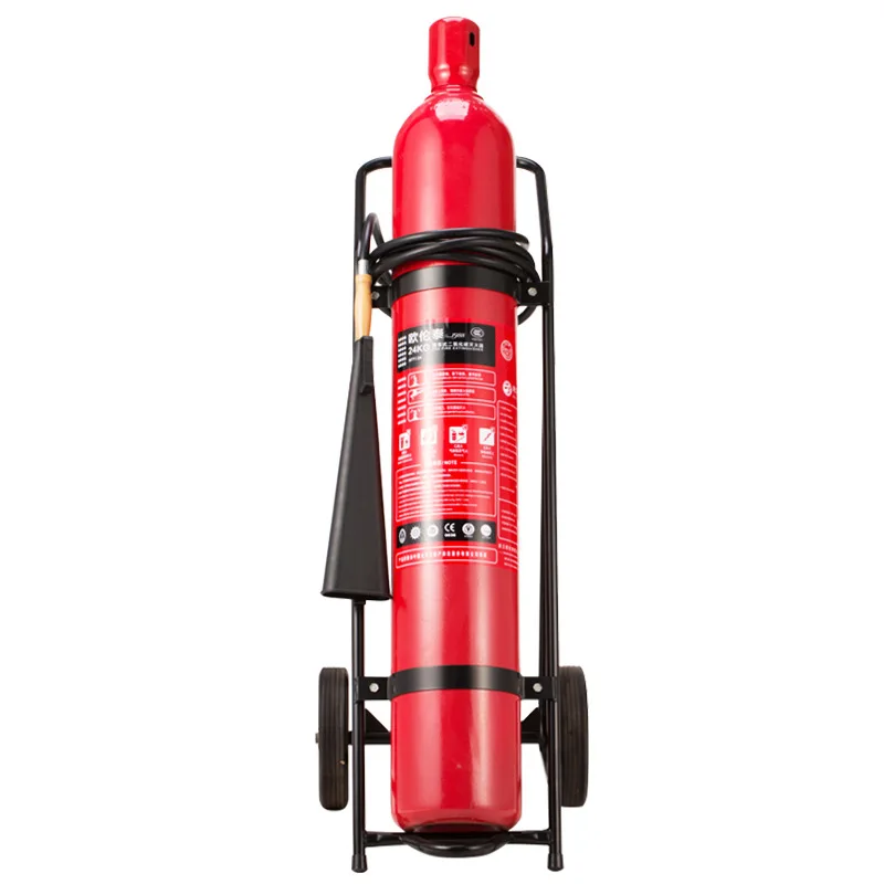 MT20/25/50 Fire protection high pressure gas fire fighting fire extinguisher co2 trolley supplier