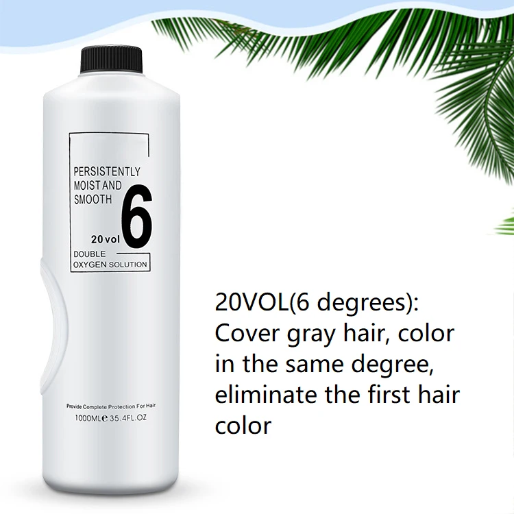 Professional Natural Looking Salon Size Hydrogen Oxidizer Cream With Pleasant Fragrance 100% Grey Coverage