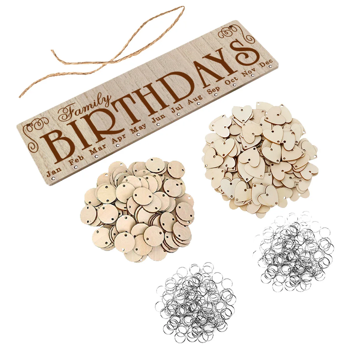 
Hot selling products DIY creative reminder board for family and friends birthday calendar 